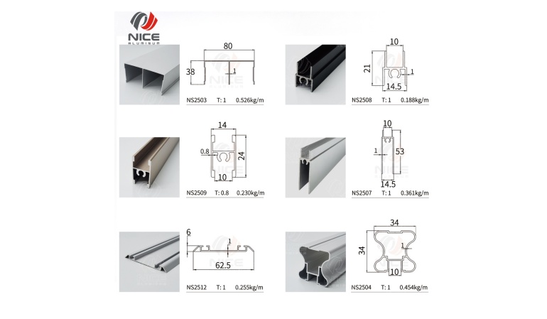 powder-coated-aluminum-wardrobe-door-profile