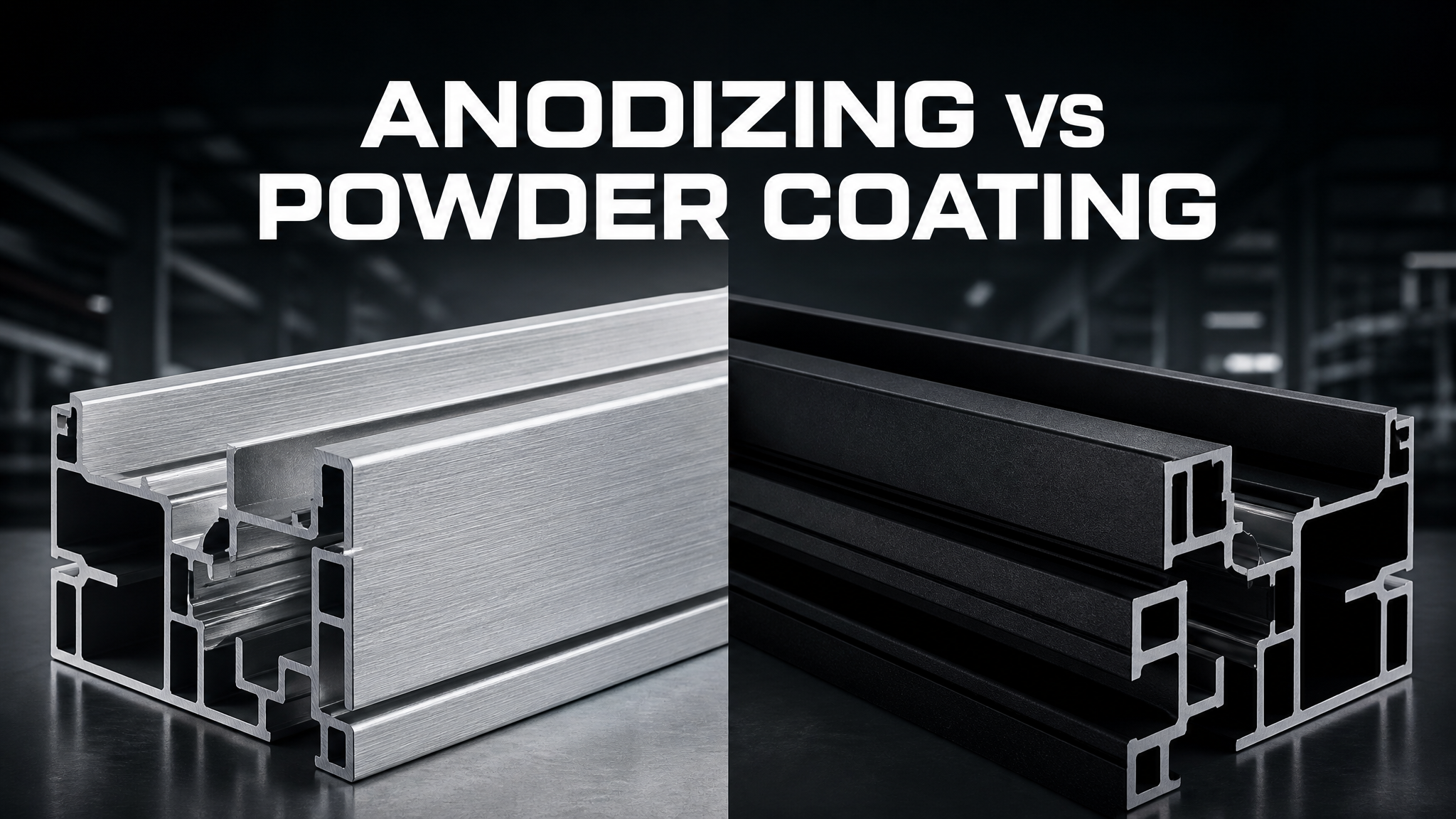Anodizing vs Powder Coating Anodizing vs Powder Coating