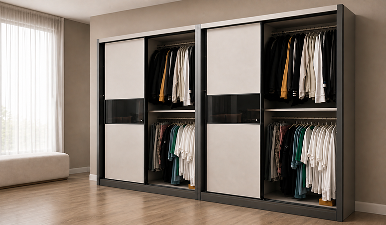 Aluminum Wardrobe Door Frame Systems