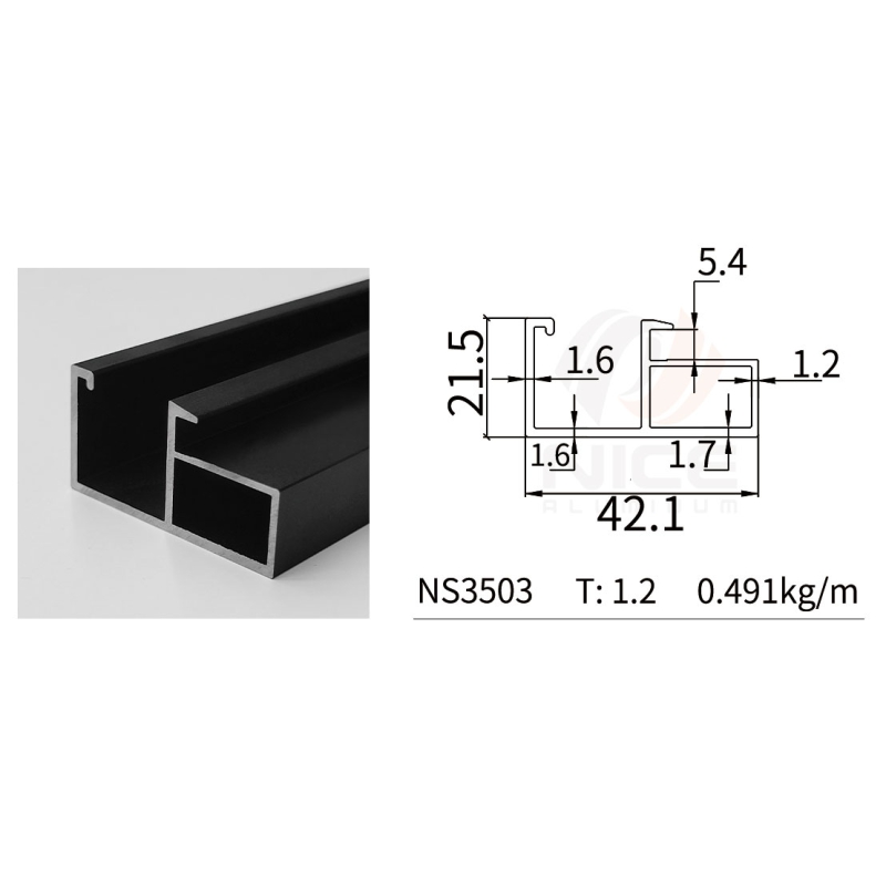 NICE NS3503 Perfil Delgado de 20 mm