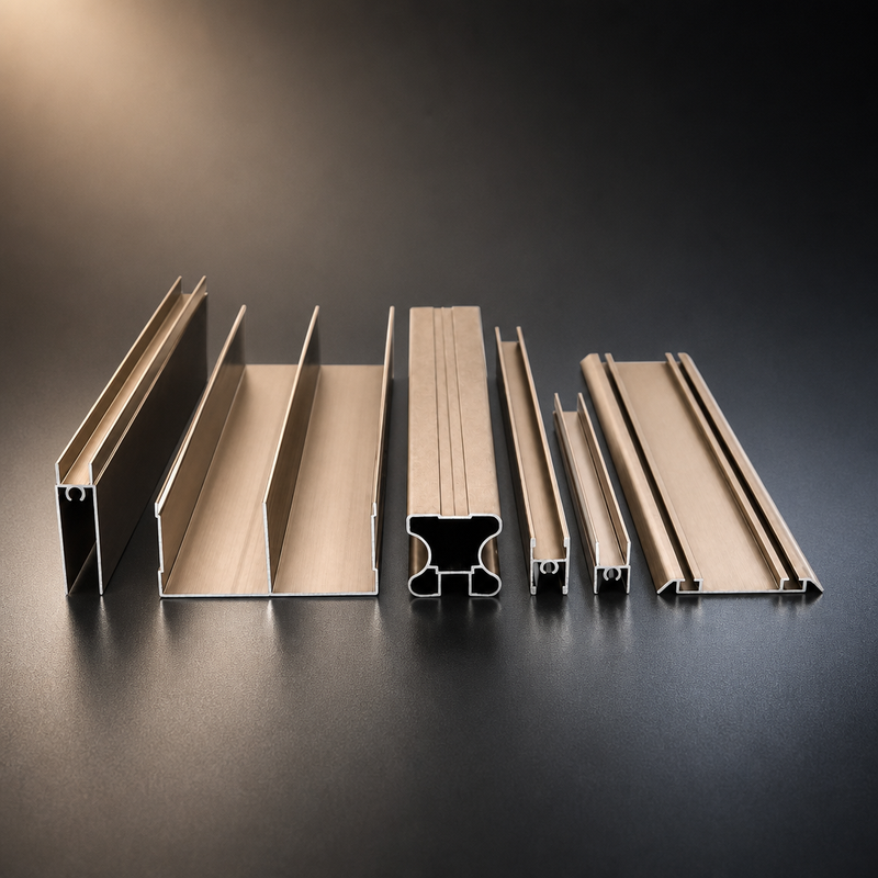 Aluminum Wardrobe Door Frame Systems