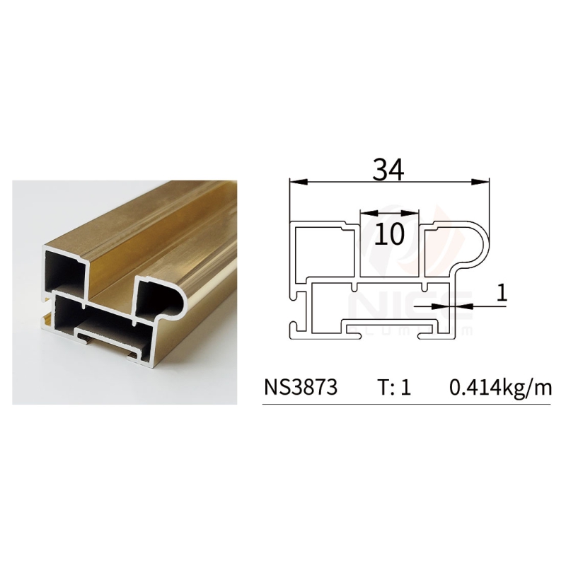NICE NS3873 Wardrobe Door Profile 1 System
