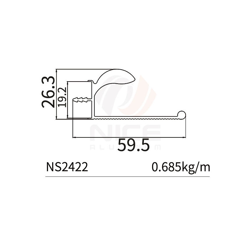 NICE NS2422 L Profile
