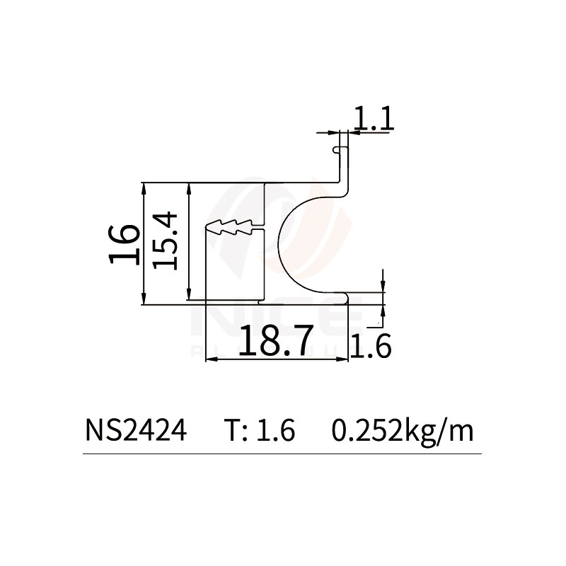 NICE NS2424 L Profile