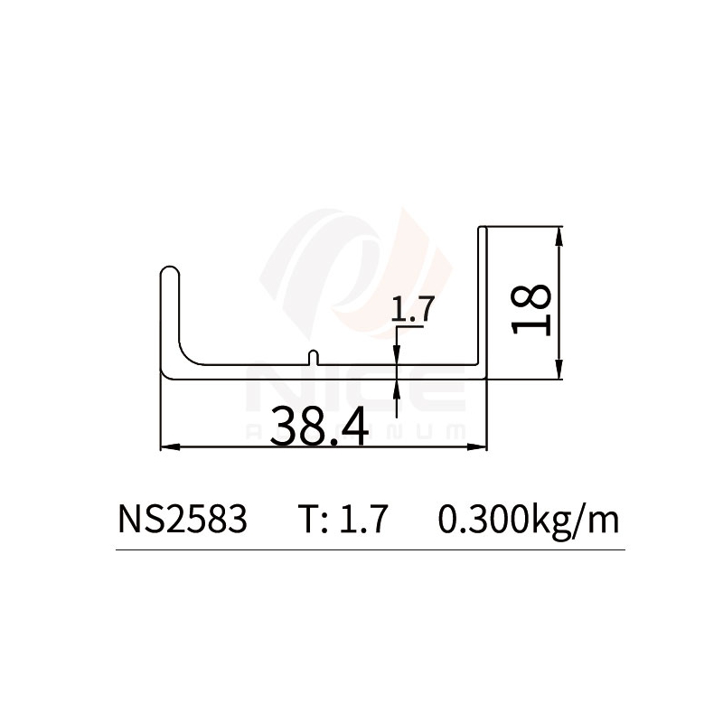 NICE NS2583 Perfil en L