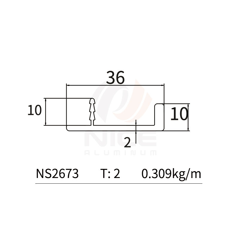 NICE NS2673 Perfil en L