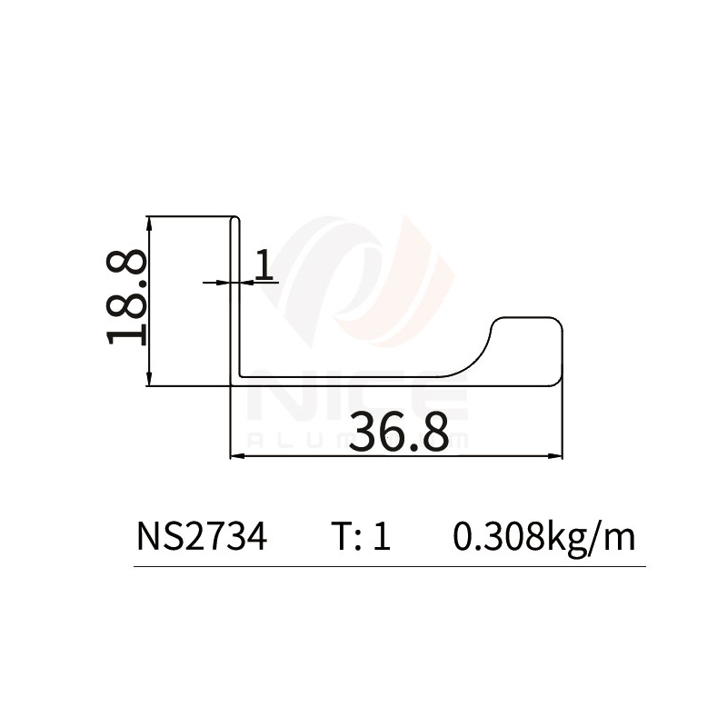NICE NS2766 Perfil en L