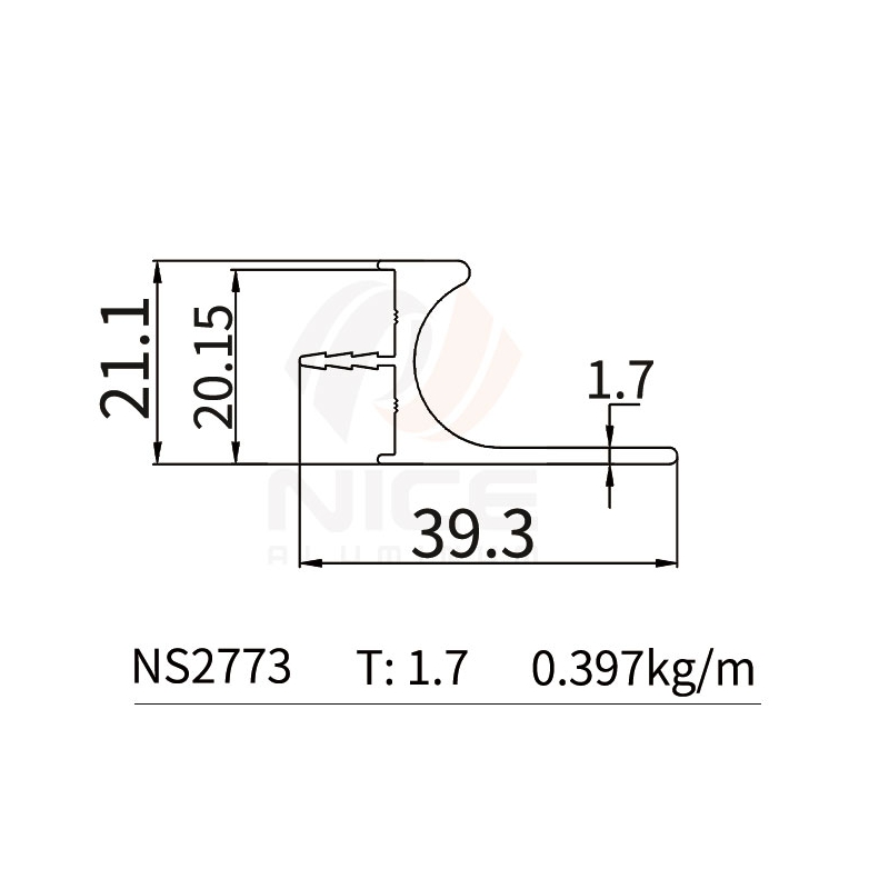 NICE NS2773 Perfil en L