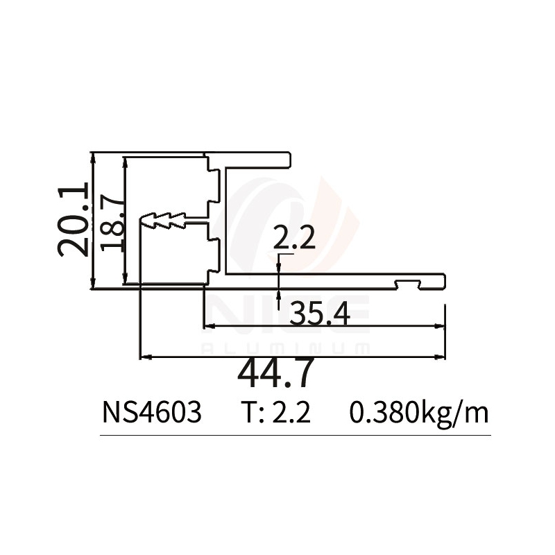 NICE NS4603 Perfil en L