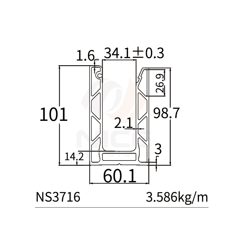 NICE NS3716 Handrail