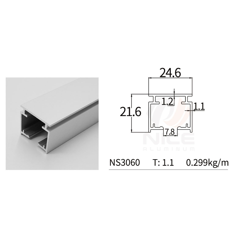 NICE NS3060 Sliding Door Track