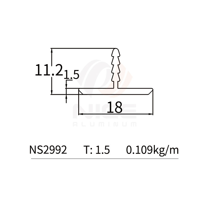NICE NS2992 Trim Strip