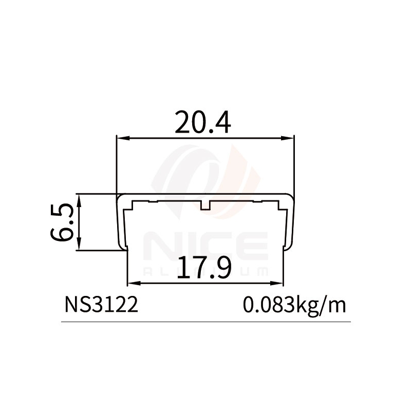 NICE NS3122 Trim Strip