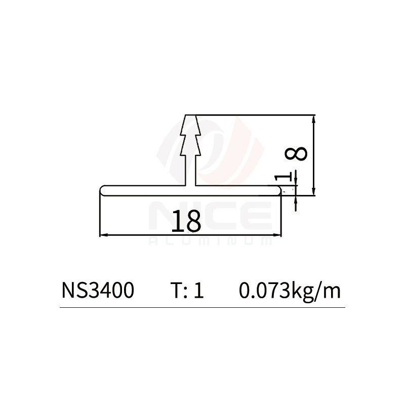 NICE NS3400 Trim Strip