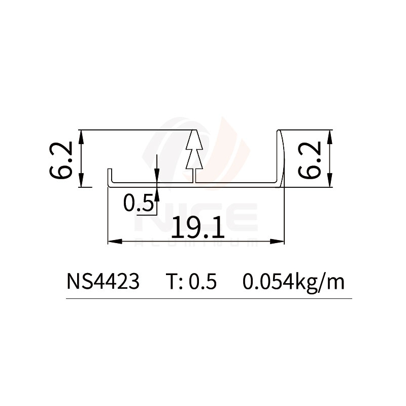 NICE NS4423 Trim Strip