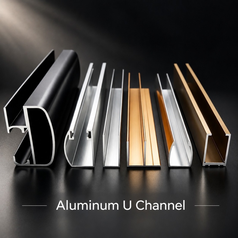 Custom Aluminum Glass Channel Profiles