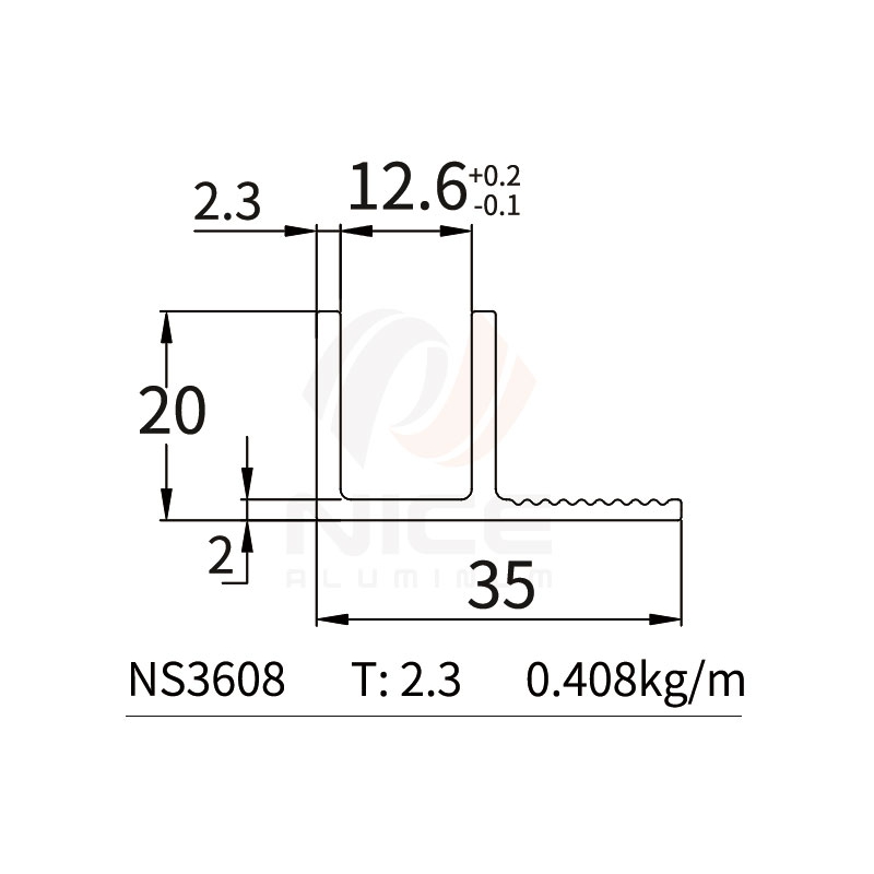 NICE NS3608 U Profile