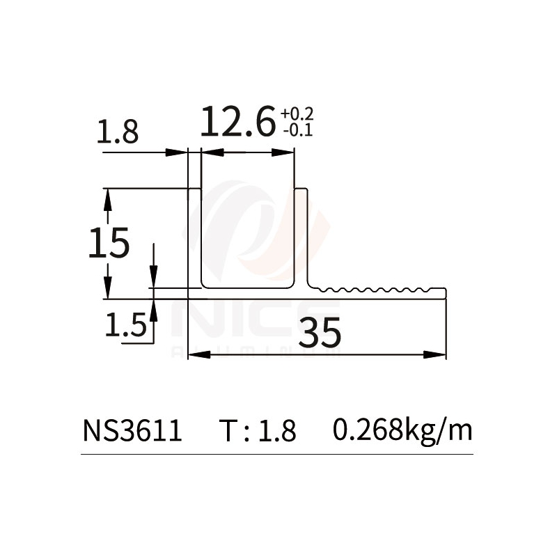 NICE NS3611 U Profile