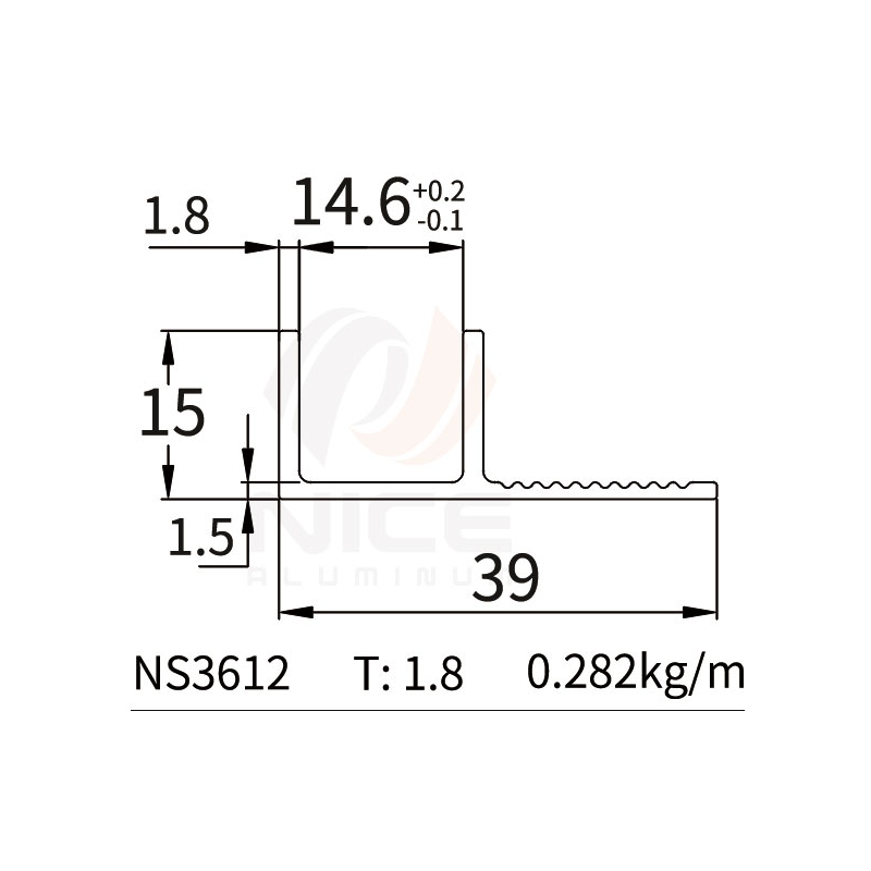 NICE NS3612 U Profile